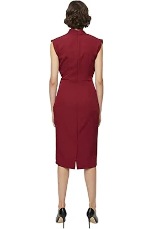 Trendyol Women Midi Bodycone Slim fit Woven Dress