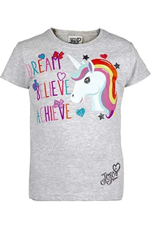 Popgear JoJo Siwa Unicorn Dream T-Shirt, Girls, 5-15 Years, , Official Merchandise