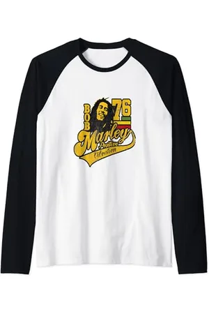 Bob Marley Positive Vibrations Soccer Raglan Baseball Tee