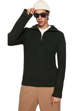 Trendyol Man Regular fit Basic High Neck Knitwear Sweater, ,L