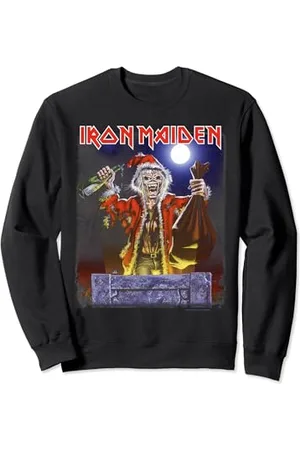 Iron Maiden No Prayer Santa Eddie Christmas Sweatshirt