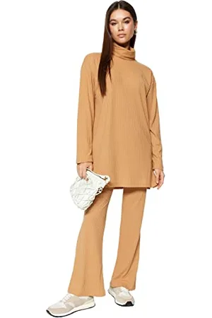 Trendyol Two-Piece Set - Brown - Relaxed, ,M