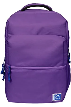 Oxford B-Ready Unisex School Backpack, 18L, 42 m, Padded Laptop Pocket, RPET Recycled Polyester, Lilac, , 42x30x15cm, Casual