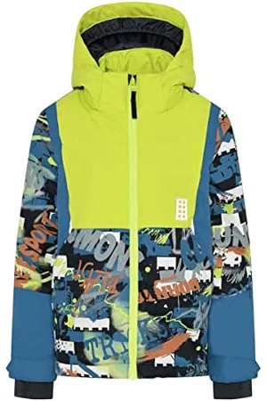 LEGO Wear Wear Unisex Skijacke Snowboardjacke Cool 12.000 Wassersäule atmungsaktiv LWJested 701 Rain Jacket, , 116