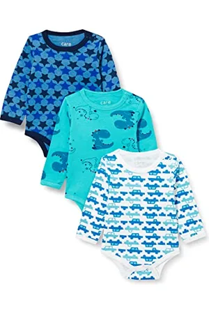 CARE LABEL Baby Body Langarm aus 100% Baumwolle (3er Pack)
