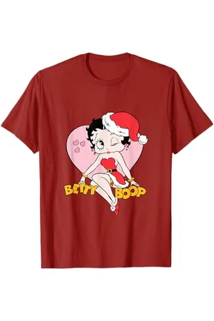 Betty Boop Christmas Heart Wink T-Shirt