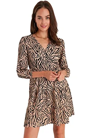 Trendyol Women Mini Skater Regular fit Knitted Dress