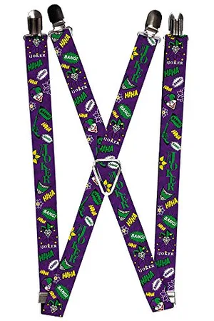 Buckle Buckle Down Boys Suspender-Joker, , One Size