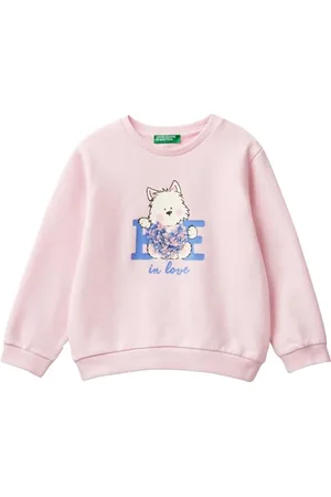 Benetton Girls Maglia G/C M/L 3j68g10fu Hooded Sweatshirt, , UK