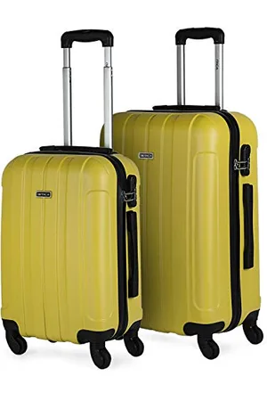 Itaca Maletas de Viaje Rígidas ABS - Maleta de Viaje Cabina, Maleta Mediana y Maleta Grande - ASA Telescópica, 4 Ruedas Giratorias y Candado de Combinación