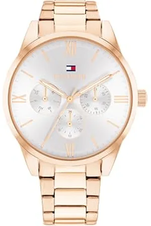 Tommy Hilfiger Analogue Multifunction Quartz Watch for Women with Stainless Steel Bracelet