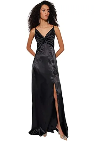 Trendyol FeMan Shift Regular fit Woven Evening Dress, ,34