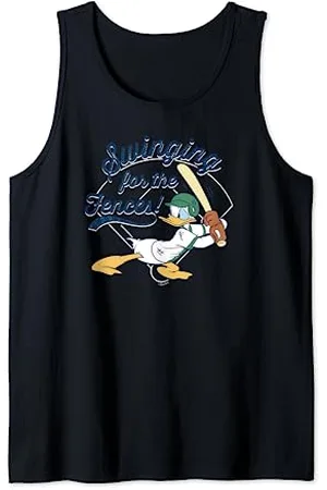 Disney Donald Duck Baseball Swinging for the Fences Sports Tank Top
