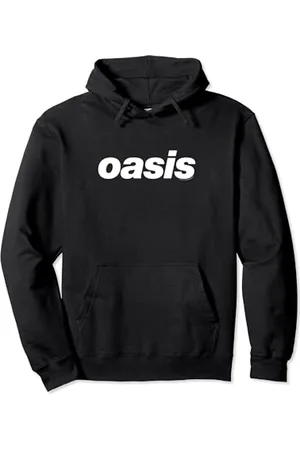 Oasis – White Logo On Pullover Hoodie