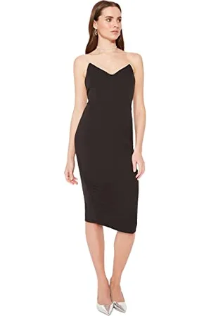 Trendyol FeMan Midi Bodycon Regular fit Woven Dress