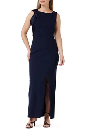 Gina Bacconi Bow Shoulder Maxi Dress, , 18