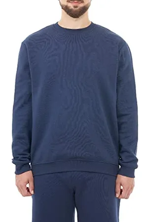 M17 Mens Recycled Sweatshirt Casual Long Sleeve Top Classic Pullover Plain Jumper Crewneck Sweater (S, ), 5056242848479