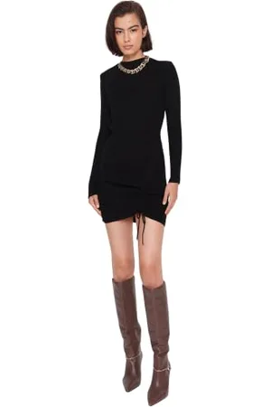 Trendyol Women Mini Bodycon Slim Knitwear Dress