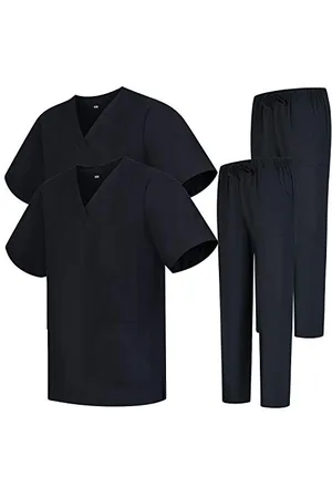 MISEMIYA Pack * 2 Pcs - Uniforms Unisex Scrub Set – Medical Uniform with Scrub Top and Pants - Ref.2-8178 - XX-Large