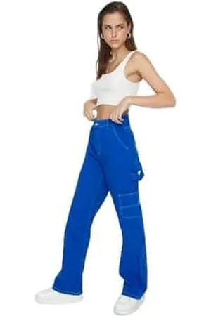 Trendyol Women High Waist Straight Leg 90