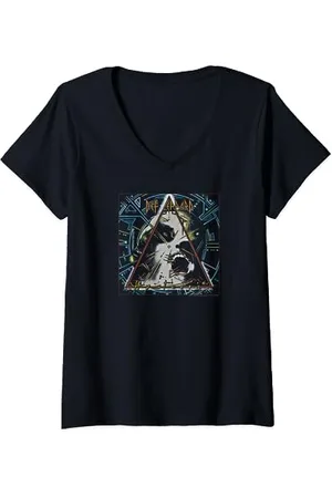 Def Leppard Womens - Hysteria Vintage V-Neck T-Shirt