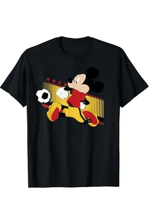 Disney Mickey Mouse Germany Soccer Uniform Portrait T-Shirt