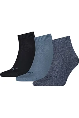 PUMA Unisex Unisex 3p Quarter Plain Sock, , 6-8 Manufacturer Size 39-42 UK