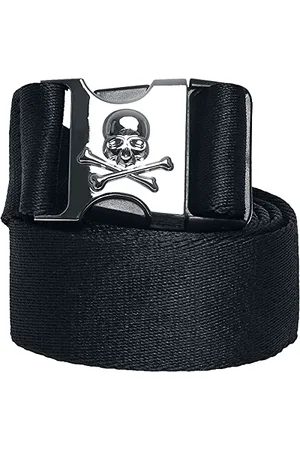 Urban classics Skull Buckle Belt, , S/M