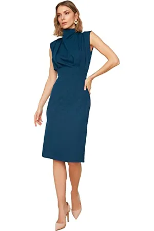 Trendyol Women Midi Bodycone Slim fit Woven Dress
