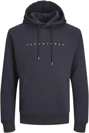 JACK & JONES Mens Jjestar Jj Noos Pls Hooded Sweatshirt, , 2XL UK