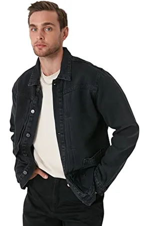 Trendyol Man Regular fit Basic Shirt Collar Denim Jacket