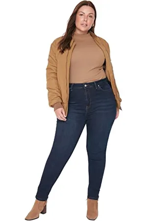 Trendyol FeMan Plus Size High Waist Skinny fit Plus Size Jeans
