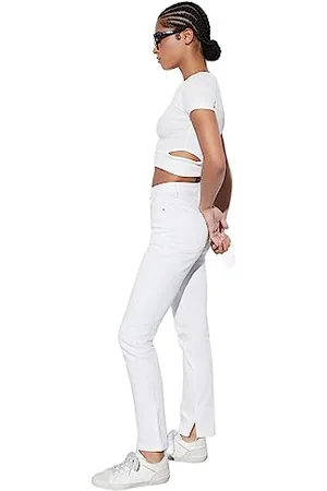 Trendyol FeMan High Waist Straight Leg Flare Jeans