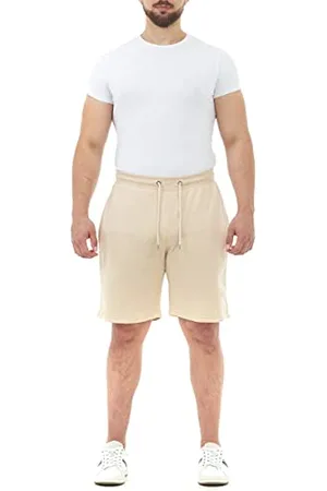 M17 Mens Recycled Jogger Shorts Casual Comfy Lounge Training Summer Sports Gym Pants Pockets (M, )