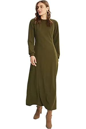 Trendyol Women Design Maxi Basic Regular Woven Modest Dresses