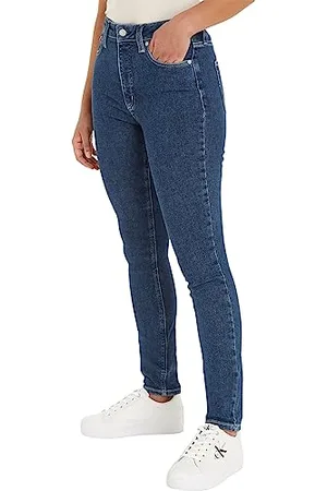 Calvin Klein Women Jeans High Rise Skinny Fit, (Denim Medium), 34W / 30L