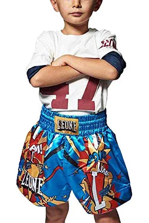 Leone Unisex Kids Hero Shorts, Azure, L UK