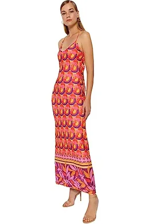 Trendyol FeMan A-line Regular fit Knit Dress, ,L