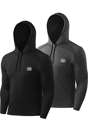 MEETWEE Men’s Running Tops, Sport Shirt Long Sleeve Gym T-Shirt for Fitness Outdoor Jogging ( , XL)