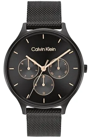 Calvin Klein Analogue Multifunction Quartz Watch for Women with Stainless Steel mesh Bracelet - 25200105