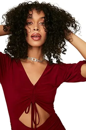 Trendyol Women Glam Midi Bodycon Regular fit Woven Dress