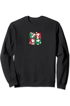 Peanuts Snoopy Christmas Grid Sweatshirt