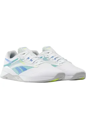 Reebok Unisex Nano X4_Shadow Training Shoes, Footwear White\Unleashed Green/Grey 1, 6.5 UK