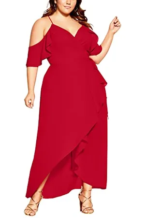 City Chic Plus Size Maxi Elegant FF, in , Size, 20