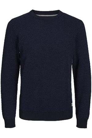 JACK & JONES Mens Atlas Knitted Crew Neck Jumper M