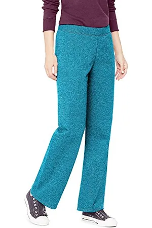 Hanes Women’s Sweatpants, ComfortSoft EcoSmart Open Leg Fleece Sweatpants, , M