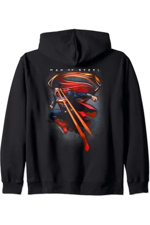 DC Comics Originals Superman Man of Steel Symbolic Superman Zip Hoodie