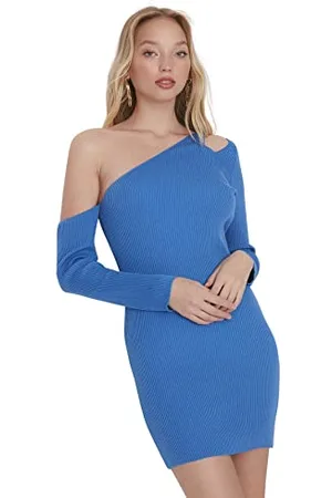Trendyol Women Mini Bodycon Slim Knitwear Dress