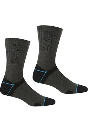 Regatta Womens Blister Protection II Two Pack Trail Walking Socks - 3-5 UK