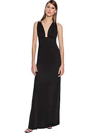 Trendyol Women Shift Fitted Knit Evening Dress, ,40
